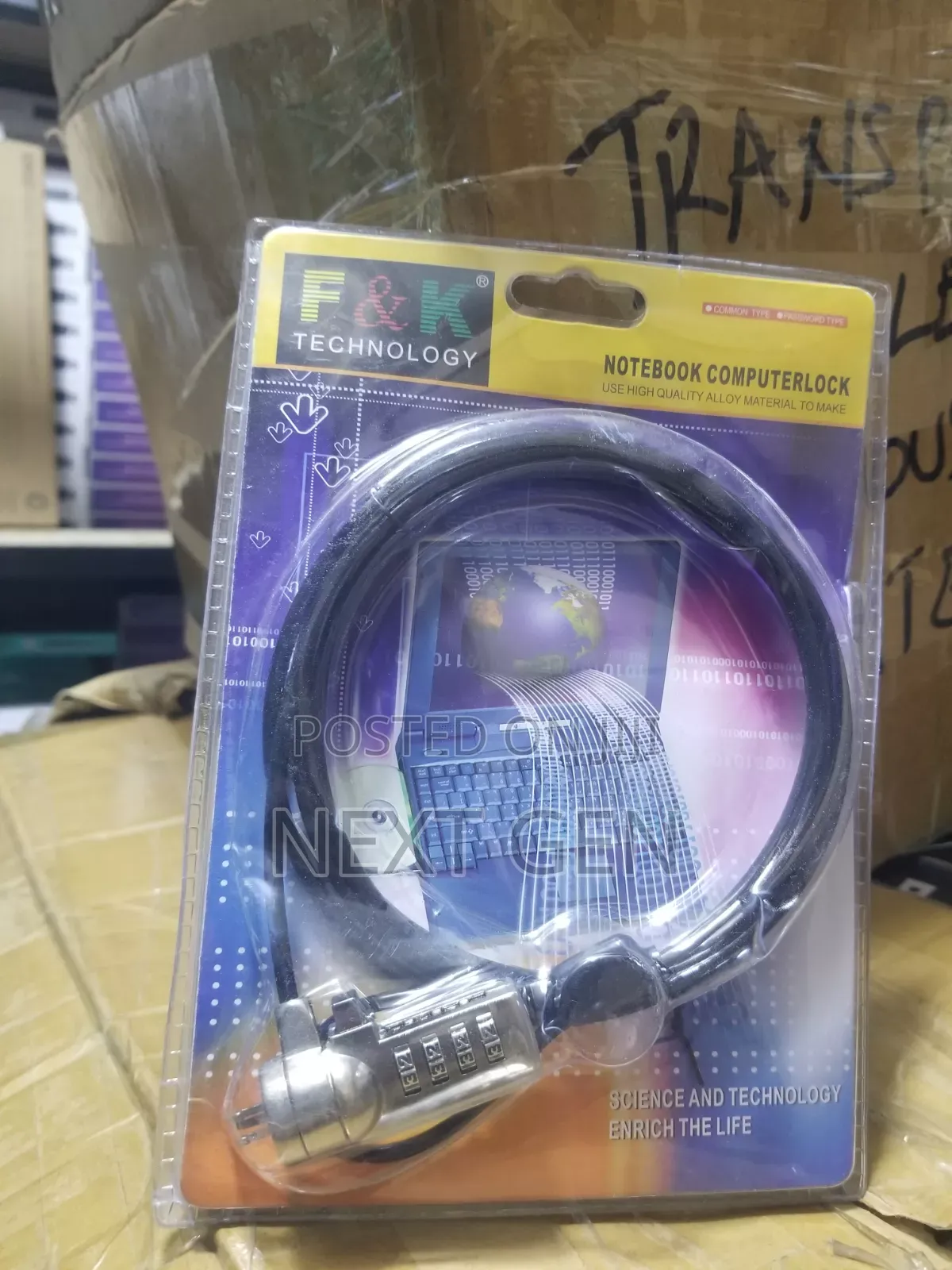 F K Technology Laptop Lock Code