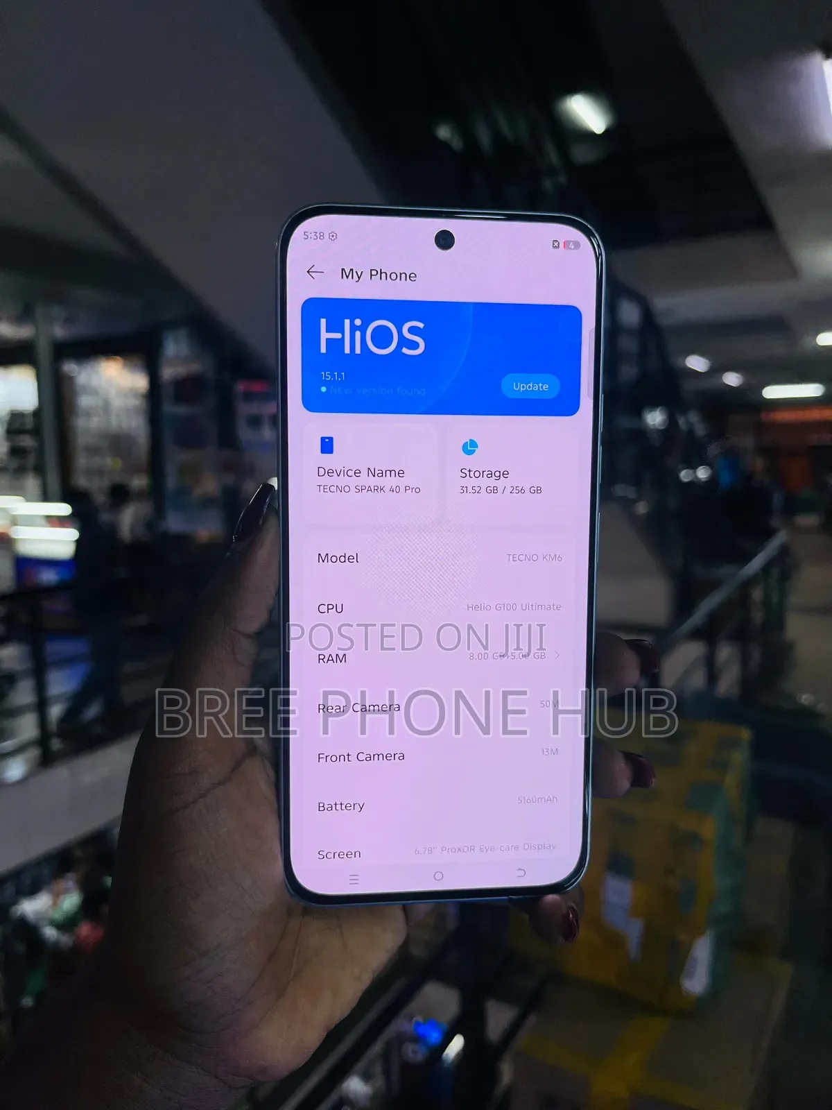 Tecno Spark 40 Pro 256 GB Rose Gold