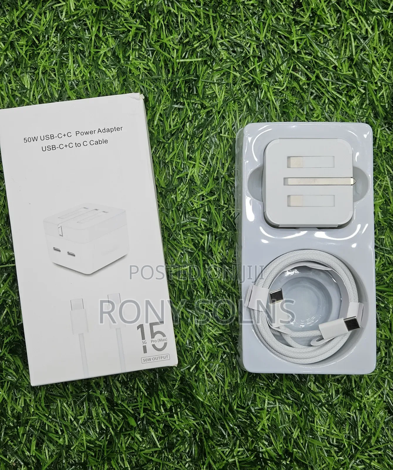 50w Usb C + C Power Adapter