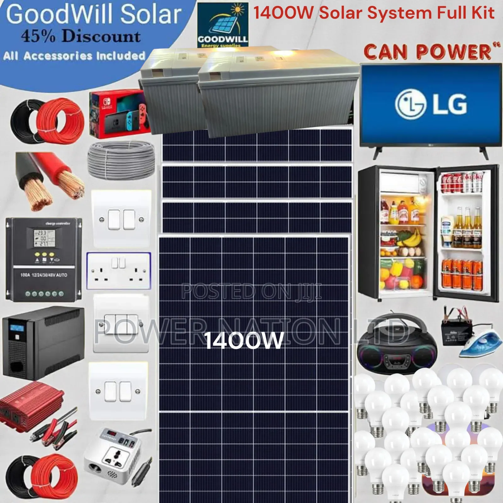 1400w Next Power Solar Kit