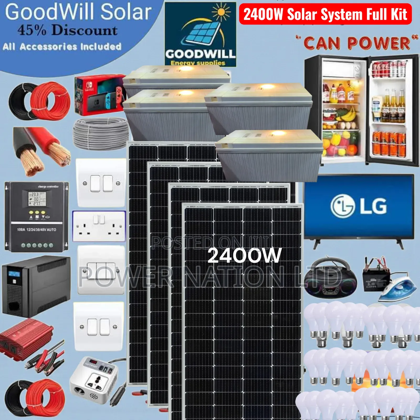 2400w Next Power Solar Kit
