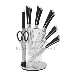 9-Piece Sharp Knife Block Set With Sand