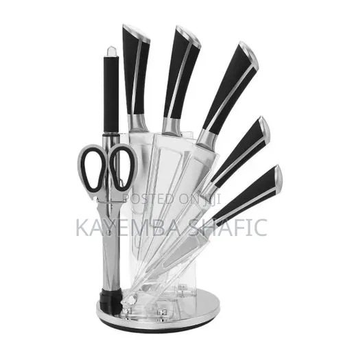 9-Piece Sharp Knife Block Set With Sand