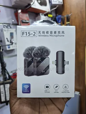 F15-2 Dual Contect Creation Wireless Microphone 3 in 1