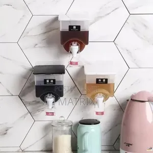 Wall Mounted Oil Sauce Vinegar Seasoning Storage Bottle Dispenser