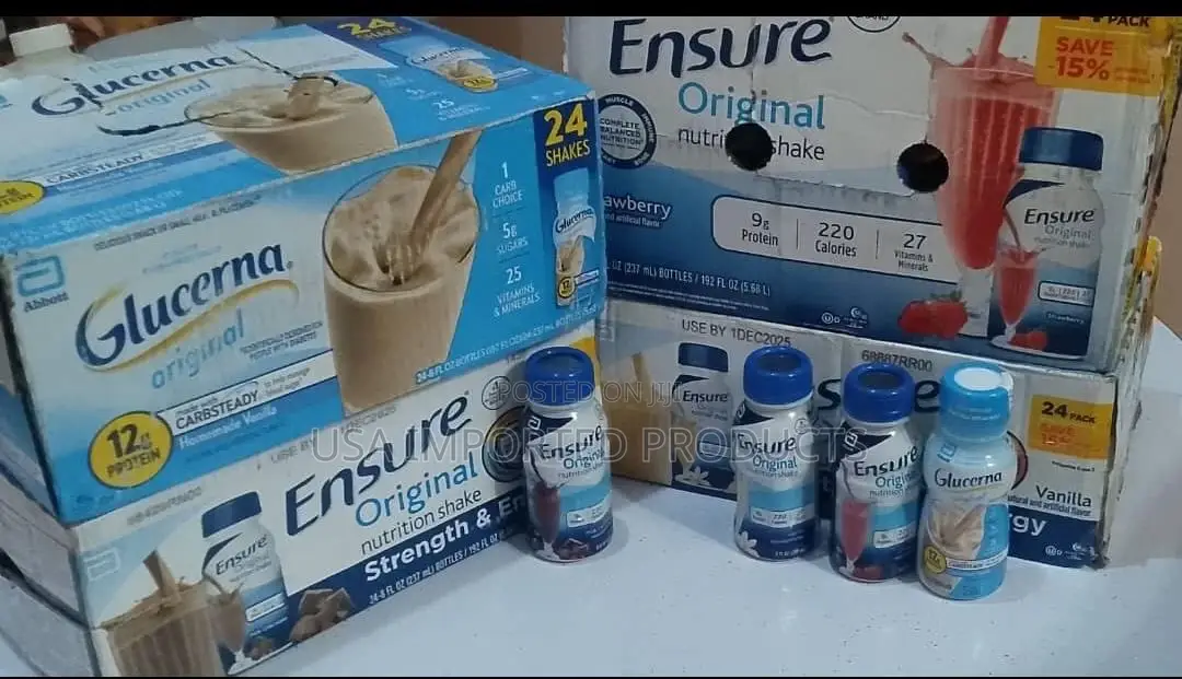 Usa Imported Ensure, Pediasure & Glucerna Nutrition Shakes – Abbott