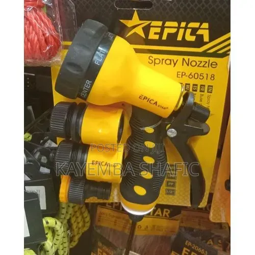 Garden Hose Spray Nozzle Set.
