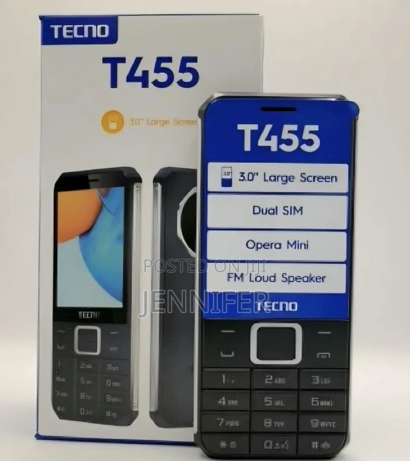 New Tecno T455 Black