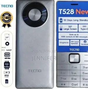New Tecno T528 Black