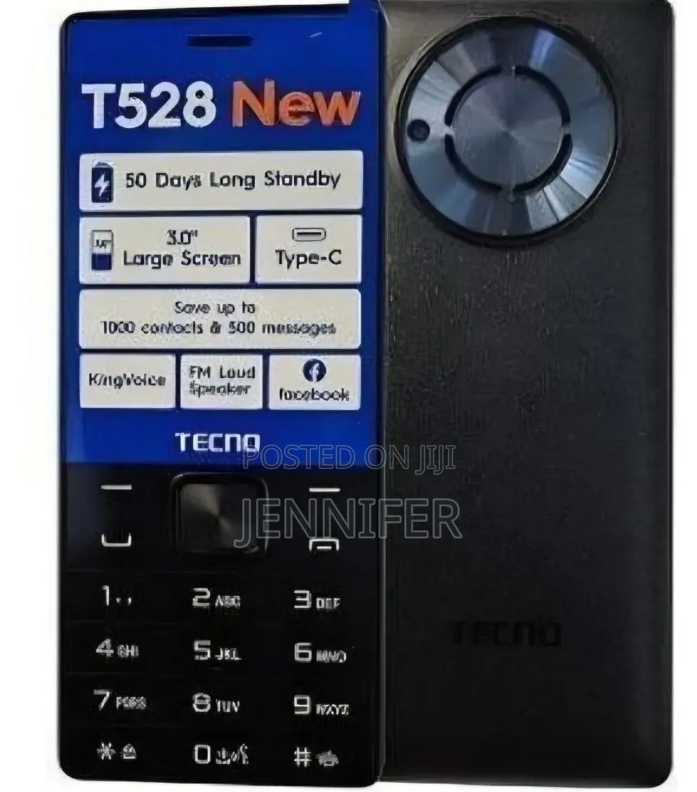 New Tecno T528 Black