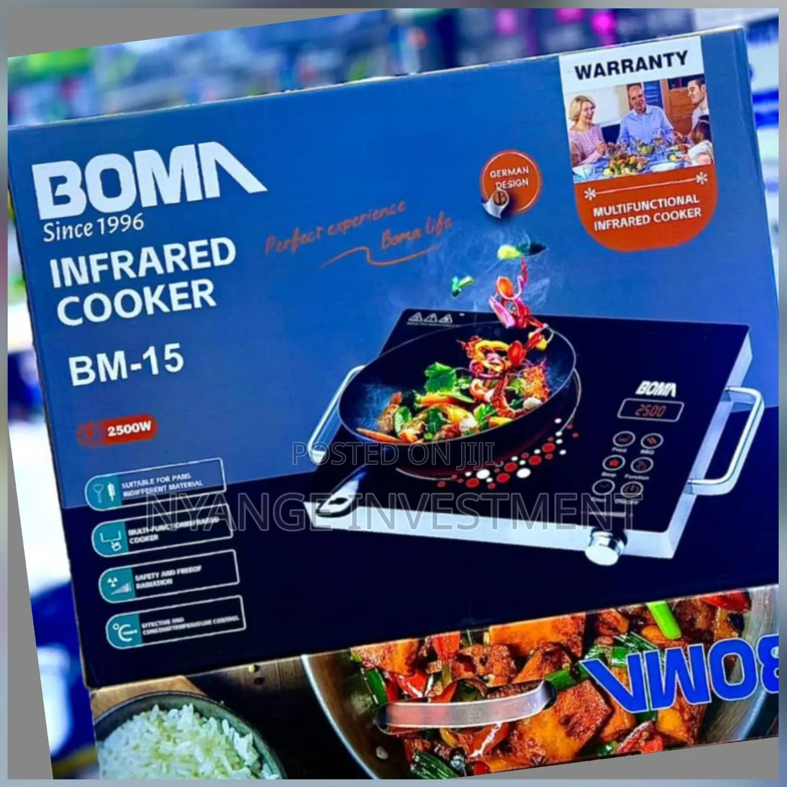 Boma Single Infrared Cooker. Cooker