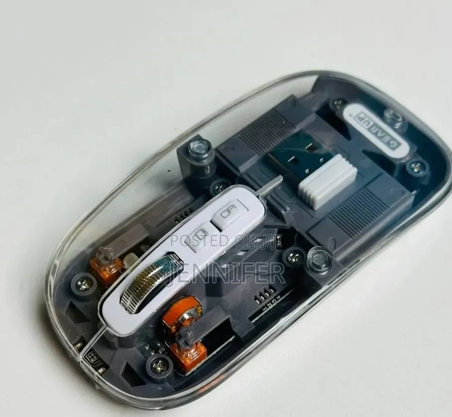 Transparent Wireless Rechargeable Magnetic Mouse