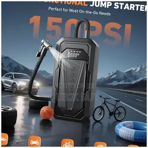 Multifunctional Rechargeable Car Tyre Inflator