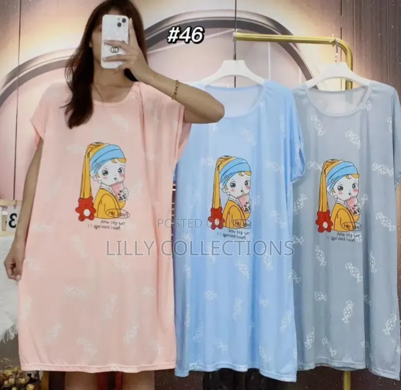 Cotton Dresses Night Wear
