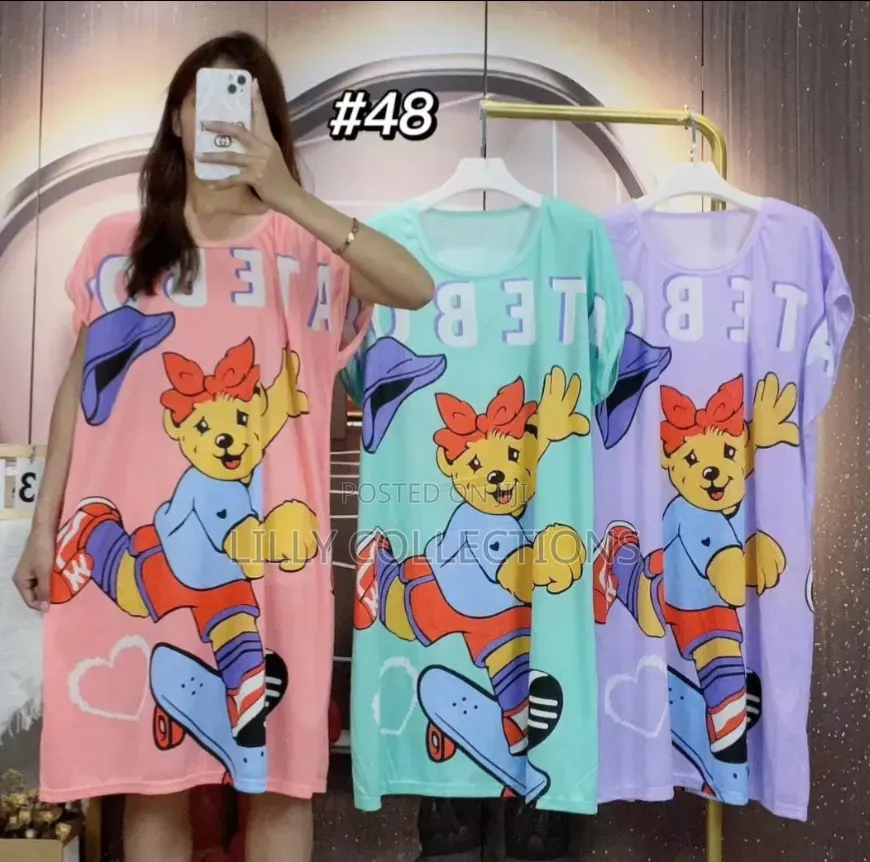 Cotton Dresses Night Wear