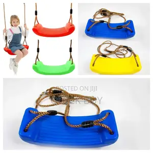 Heavy-Duty Plastic Swing Seats With Adjustable Ropes
