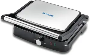 Sonashi SGT-854 Panini Press and Contact Grill Maker