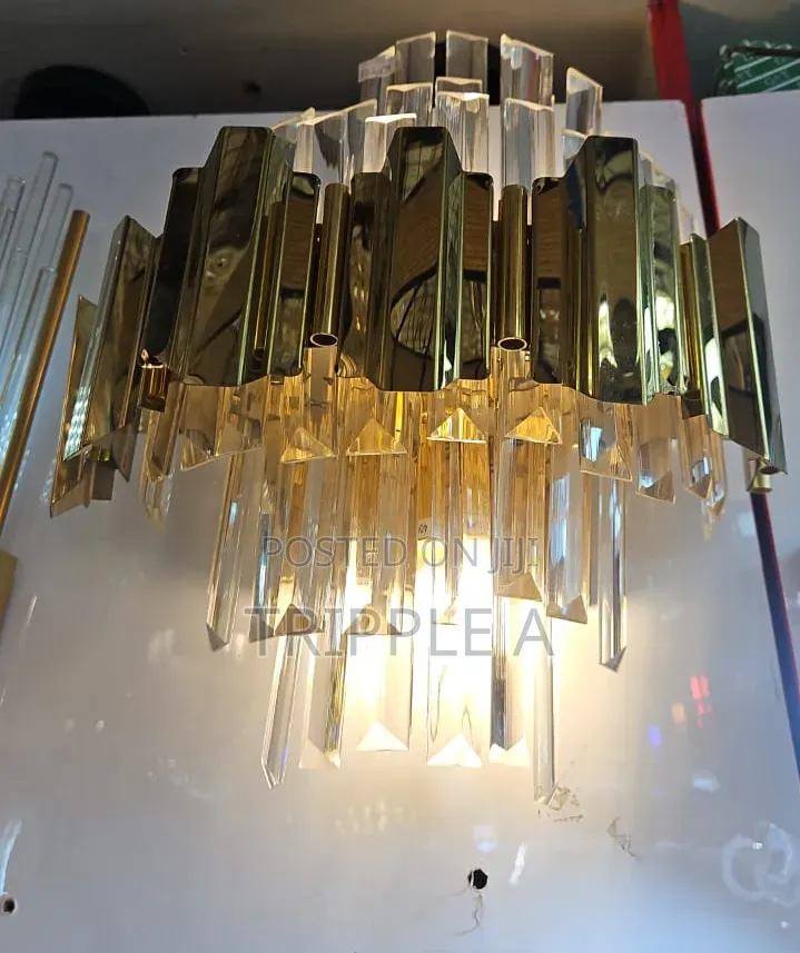 Luxurious Gold-Plated Stainless Steel Lamp