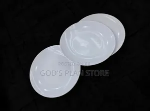 Plain White Melamine Plates Melamine Plates 12pcs