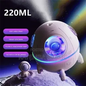 New Purple Astronaut Air Humidifier - Multicolor