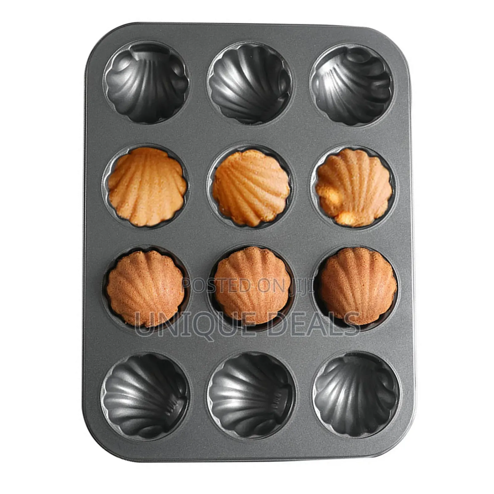 12 Cavity Carbon Steel Cookie Baking Mold