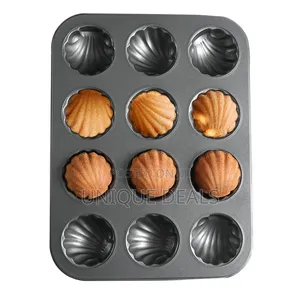 12 Cavity Carbon Steel Cookie Baking Mold