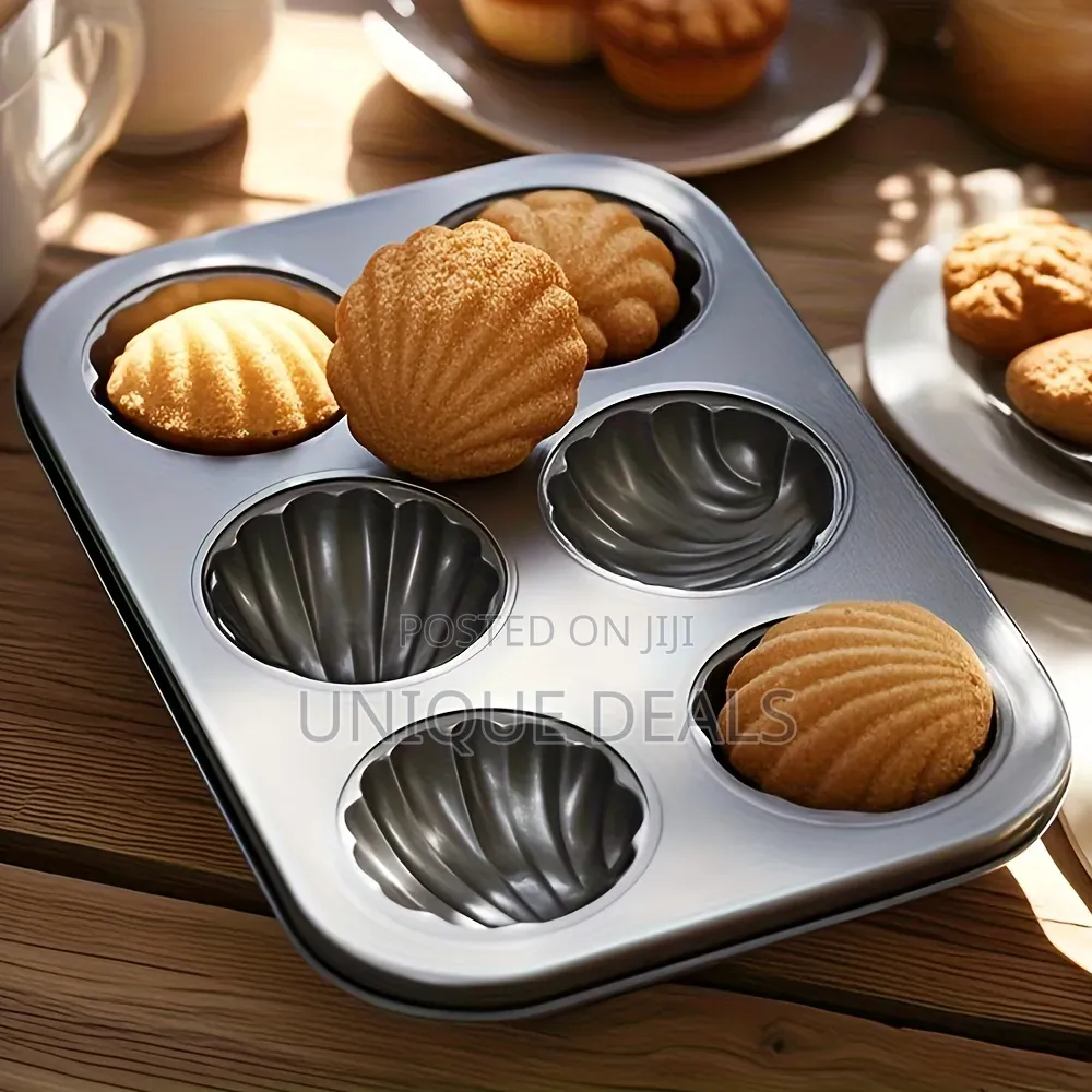6 Hole Cake Cookie Baking Tray