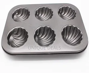6 Hole Cake Cookie Baking Tray