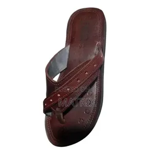 Faux Leather Open Shoes-Brown