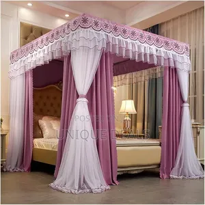 Bed Canopy Luxury Mosquito Net With Curtains