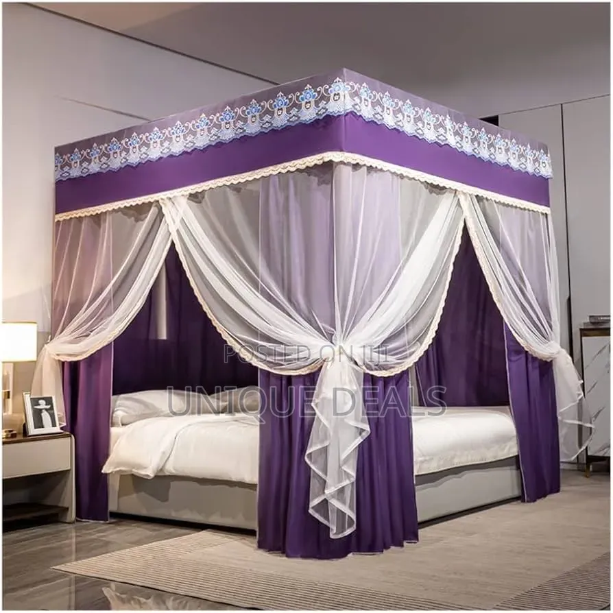 Bed Canopy Luxury Mosquito Net With Curtains
