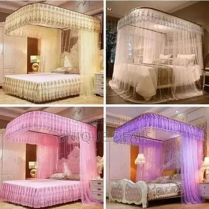 Bed Canopy U-Shaped Mosquito Net for Home Bedroom