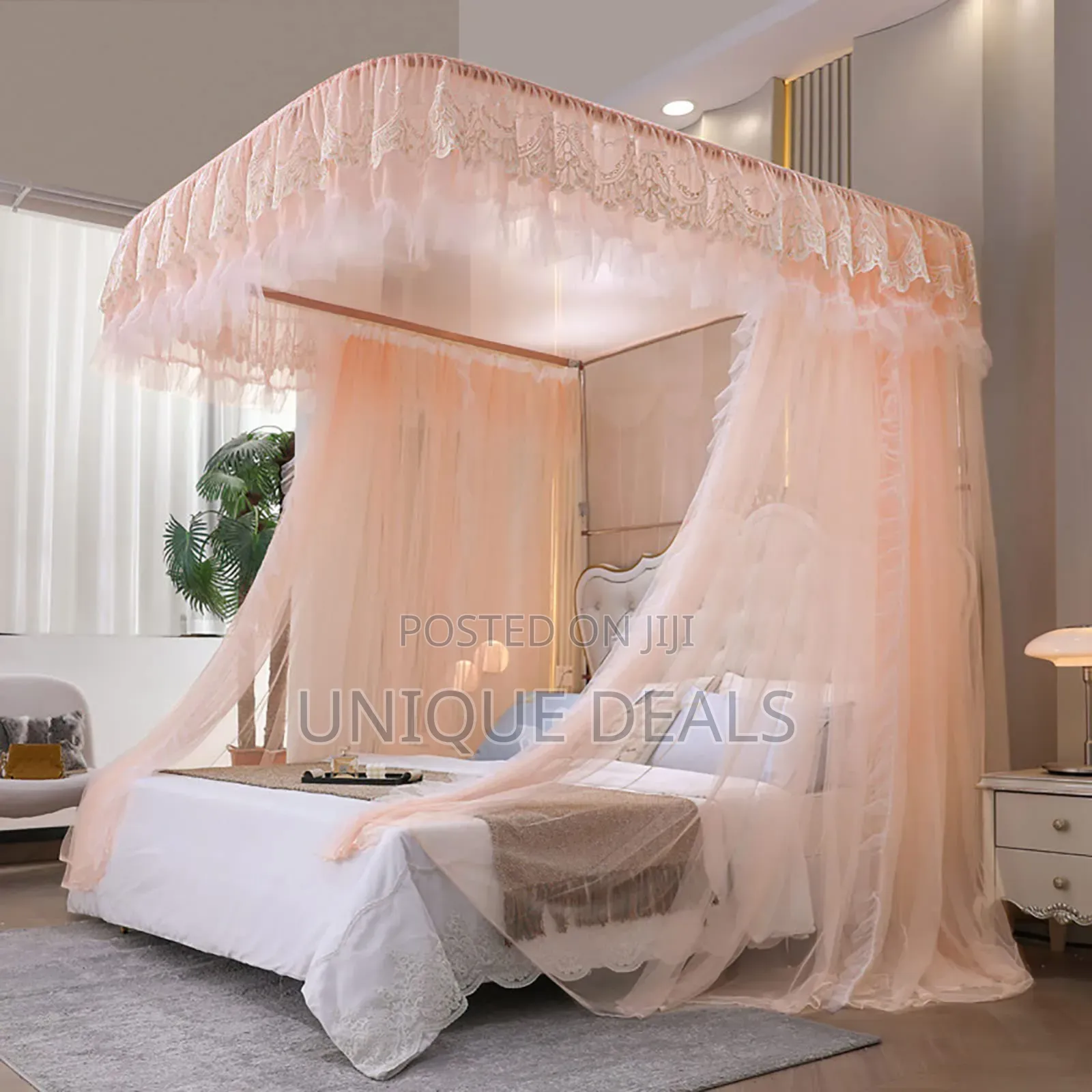 Bed Canopy U-Shaped Mosquito Net for Home Bedroom