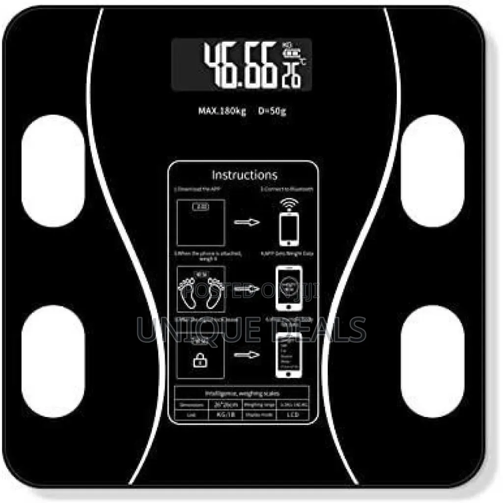 Body Fat Scale, Intelligent Smart Bluetooth Personal Scale,