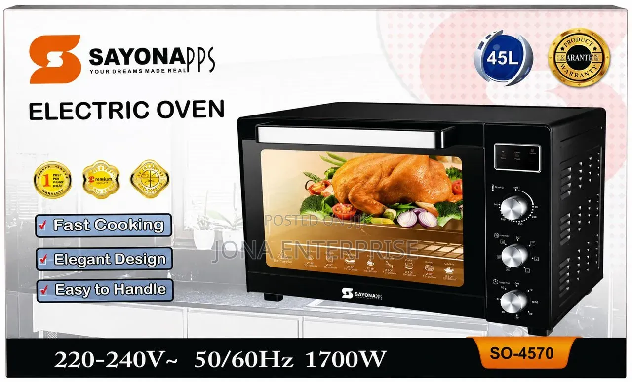 Electric Oven 45litrs