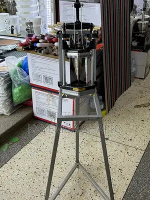 Manual Commercial Potato Chipper With Stand