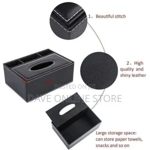 4 Compartment Tissue Paper Box Holder