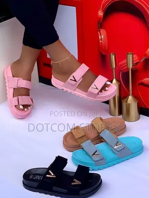 Platform Slider Sandals