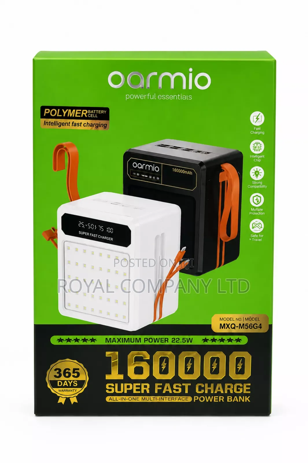 Oarmio Powerbank 160000