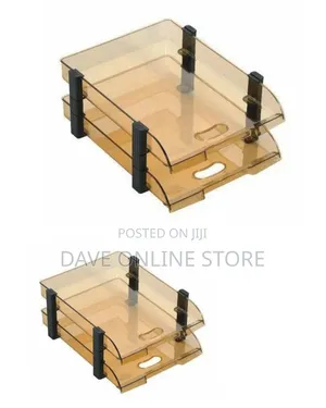 2 Tier Acrylic Desk Organizer