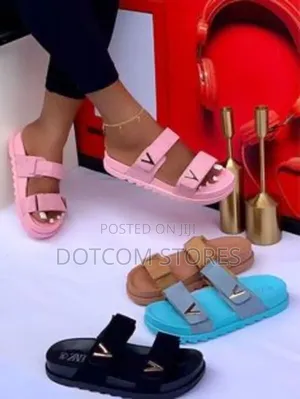 Platform Slider Sandals