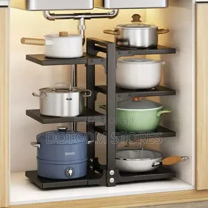 Casonnik Adjustable Heavy Duty Pot and Pan Organizer