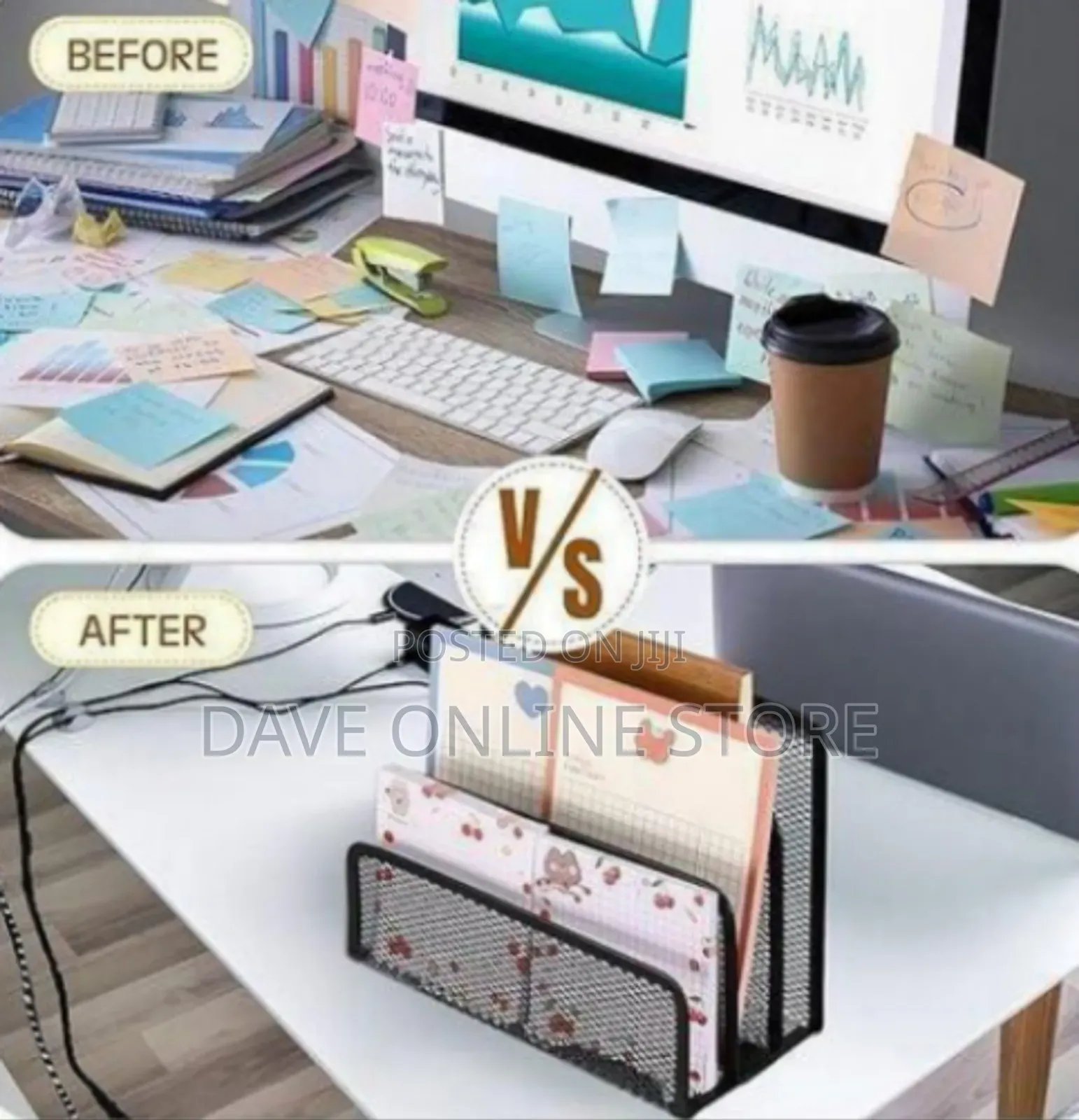 Professional Mesh Tiered Desktop Letter Sorter