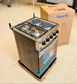 Saachi 2 Electric 2 Gas With Auto Ignition Oven