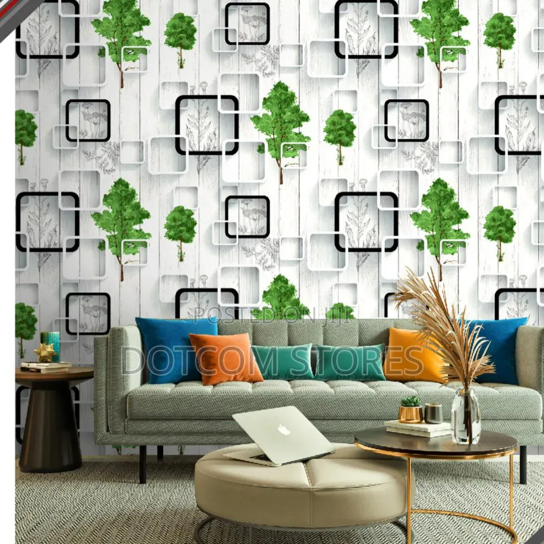 Modern Geometric 3d Wallpaper Per Roll