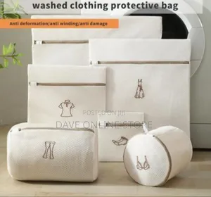 Set of 6 Mesh Laundry Bags