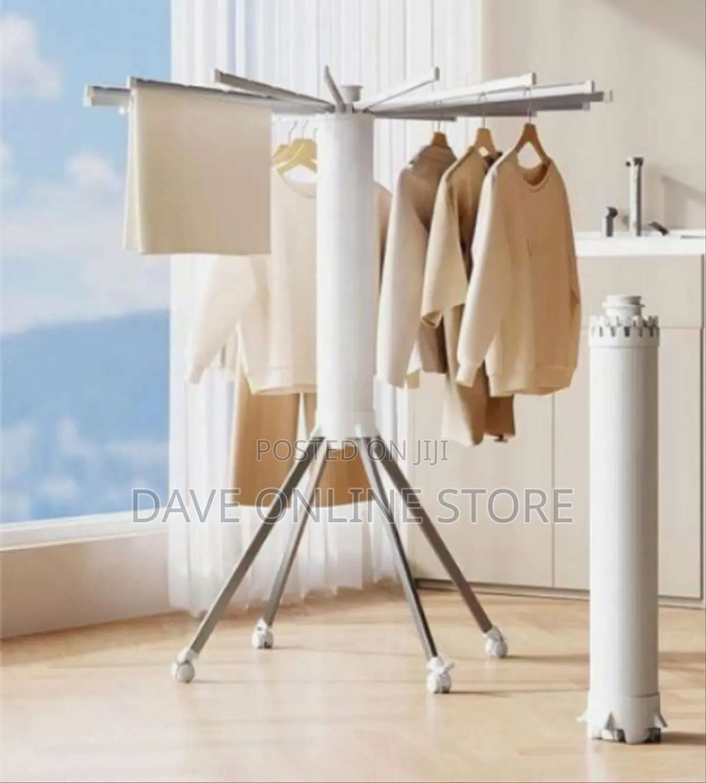 Foldable and Portable Clothes Drying Rack