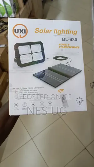 Solar Light 200w With Remote Control Phone Charging Ports
