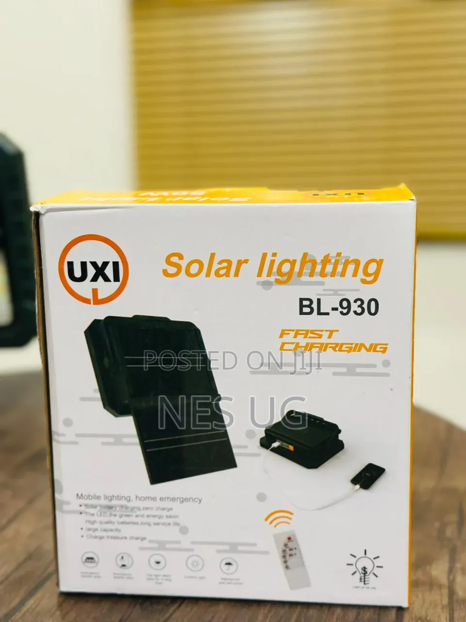 Solar Light 200w With Remote Control Phone Charging Ports