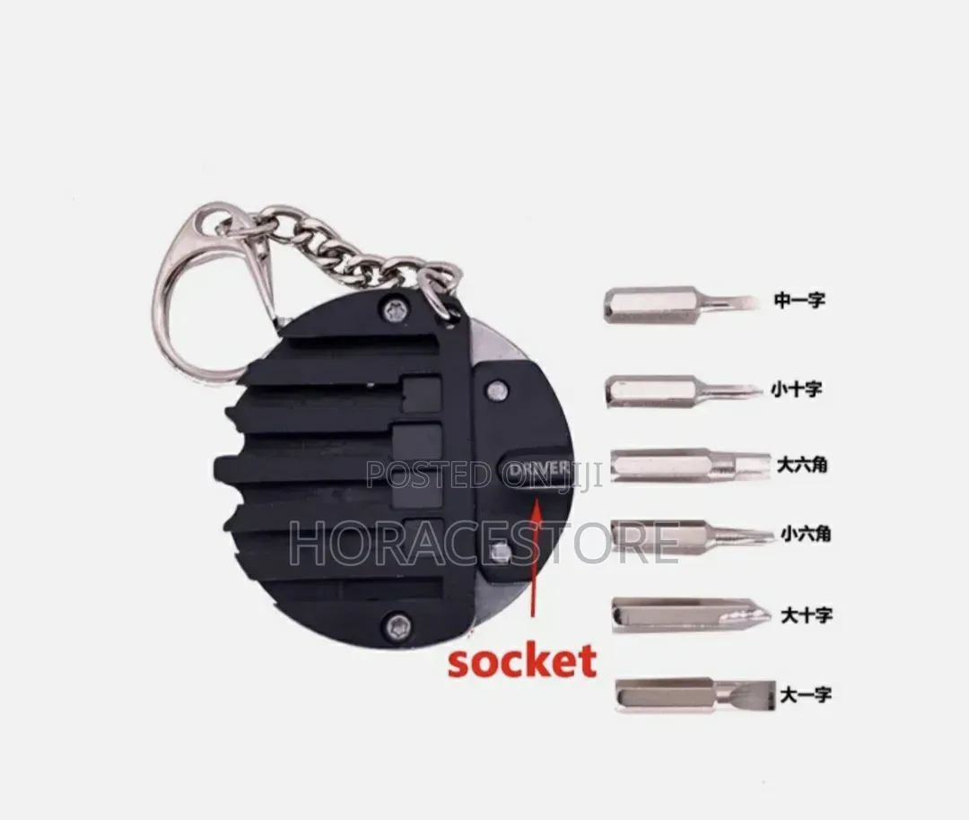 Outdoor Edc Tool(Pocket Chain Screwdriver Set)